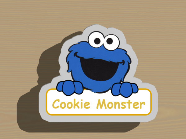 Cookie Monster with Sign Cookie Cutter. Cartoon Cookie Cutter. Sesame Street Cookie Cutter | TreeLittleTree Cookie Monster with Sign Cookie Cutter. Cartoon Cookie Cutter. Sesame Street Cookie Cutter | TreeLittleTree