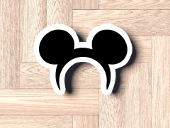 Floral Mickey Cookie Cutter