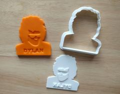 Bob Dylan Cookie Cutter and Stamp Set