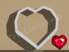 Diamond Heart Cookie Cutter