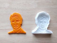 Justin Trudeau Cookie Cutter and Stamp Set