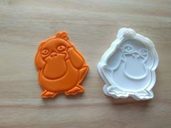Psyduck Cookie Cutter and Stamp Set