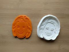 Hillary Clinton Cookie Cutter and Stamp Set