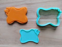 Heart Frame Cookie Cutter and Stamp Set
