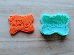 Valentine's Day Frame Cookie Cutter and Stamp Set