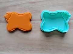 Heart Frame Cookie Cutter and Stamp Set