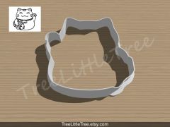 Japanese Fortune Cat Cookie Cutter