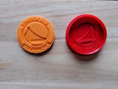 Golden State Warriors Cookie Cutter and Stamp Set