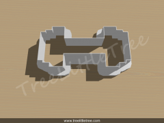 Bowling Pin Cookie Cutter