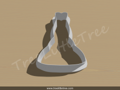 Wedding Dress Style 1 Cookie Cutter