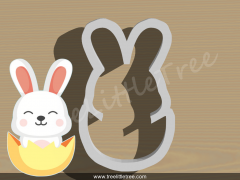 Bunny Paw Print Cookie Cutter