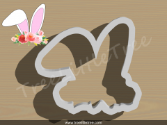 Floral Bunny Cookie Cutter