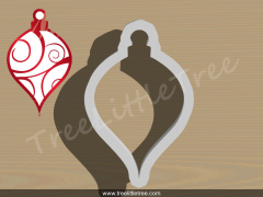 Christmas Ornament Style 1 Cookie Cutter.