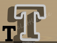 Greek Letter Beta Cookie Cutter. 