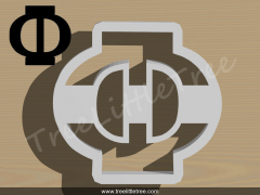 Greek Letter Upsilon Cookie Cutter. 