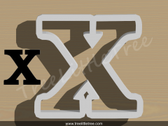Greek Letter Tau Cookie Cutter.