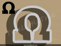 Greek Letter Psi Cookie Cutter.