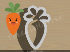 Carrot Style 1 Cookie Cutter.