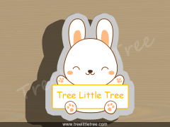 Happy Bunny Cookie Cutter