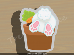Bunny Butt Cookie Cutter