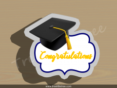 Diploma Scroll Map cookie cutter