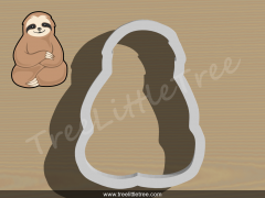 Sloth with Pillow Cookie Cutter