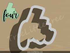 Lettered Number Two Cookie Cutter