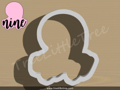 Lettered Number Eight Cookie Cutter
