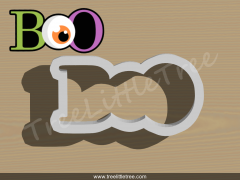 Boo Style 1 Cookie Cutter. 
