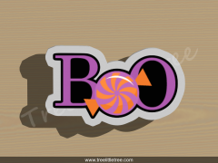 Boo Style 2 Cookie Cutter. 