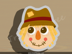 Scarecrow Head Cookie Cutter
