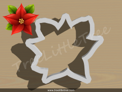Christmas Poinsettia Style 2 Cookie Cutter.