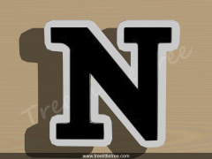Greek Letter Mu Cookie Cutter.