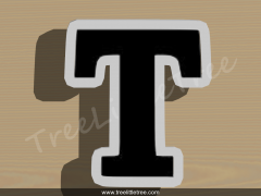 Greek Letter Beta Cookie Cutter. 