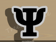 Greek Letter Chi Cookie Cutter. 