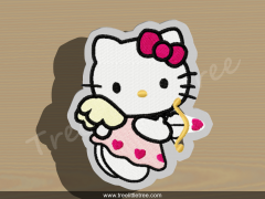 Hello Kitty with Heart Cookie Cutter
