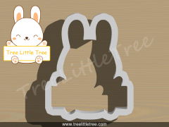 Happy Bunny Cookie Cutter