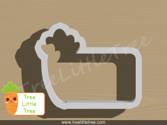 Bunny in Carrot Pot Cookie Cutter