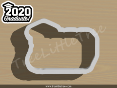 Graduation Cap Plaque Cookie Cutter