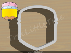 Apple Ruler Plaque Cookie Cutter.