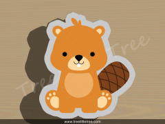 Baby Bear Cookie Cutter. 