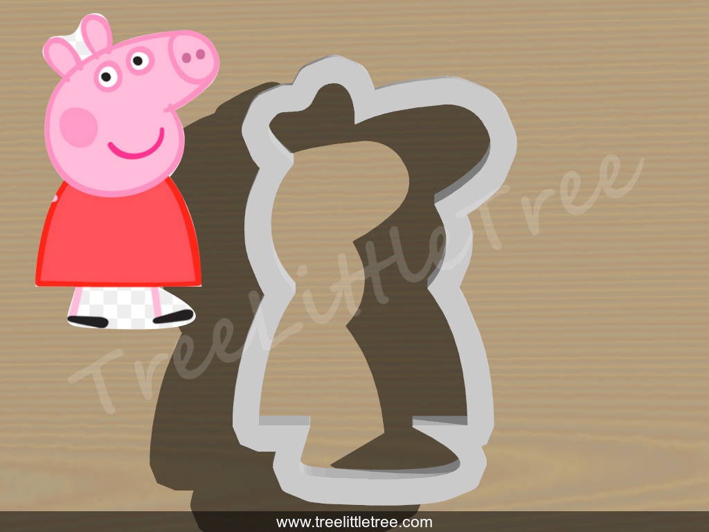 Hampshire Pig Cookie Cutter 3.5''